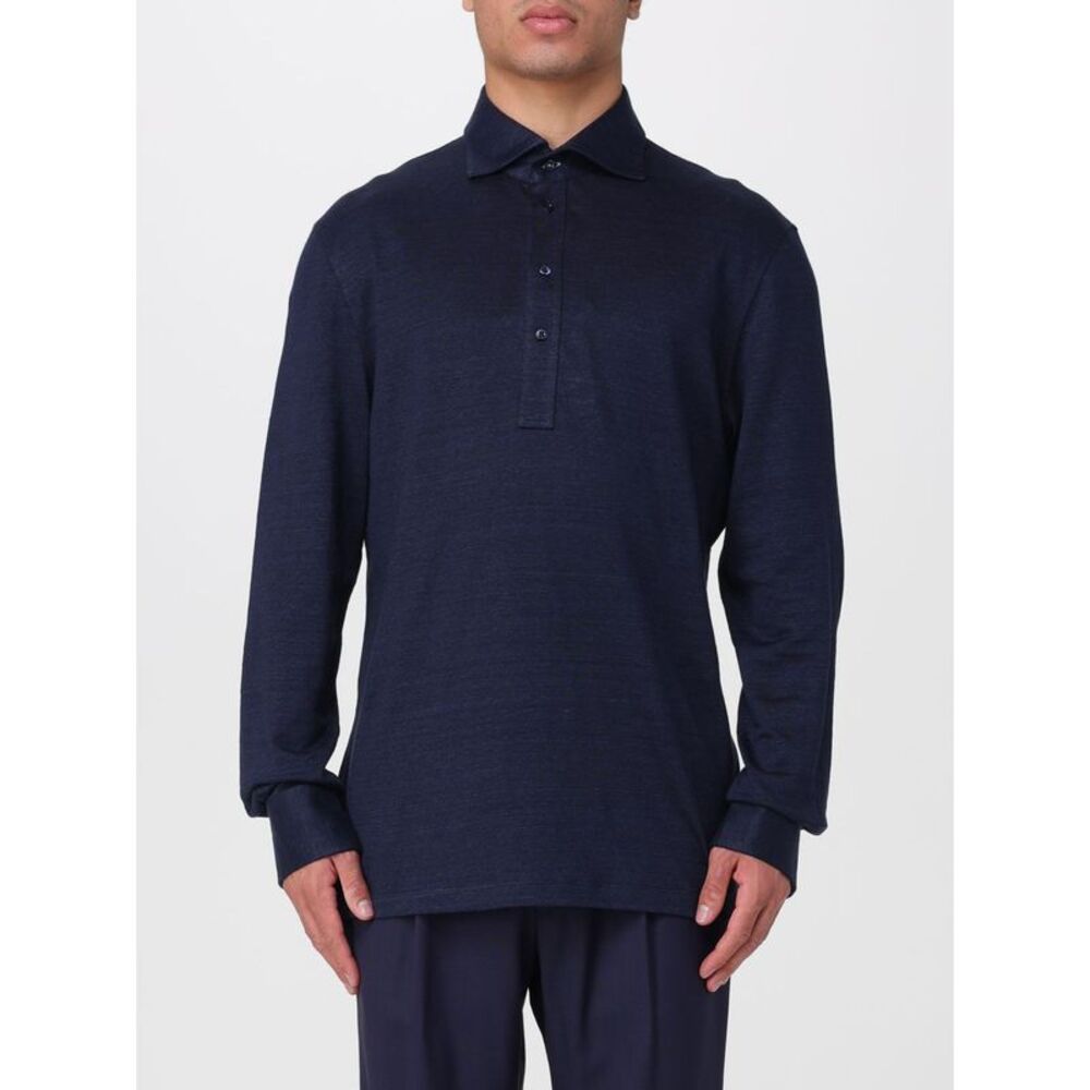 Brunello Cucinelli Polo Shirt Men Blue
